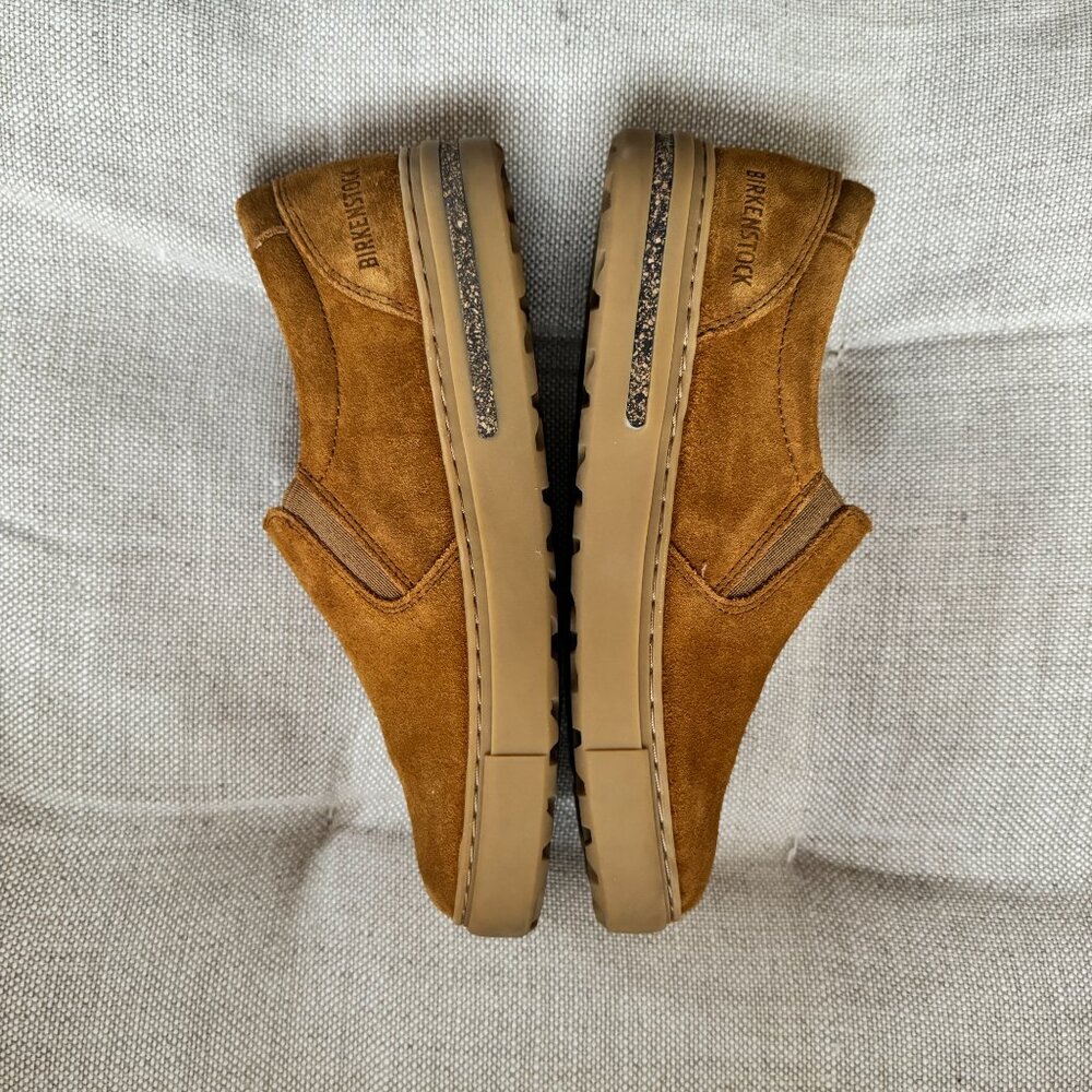 BIRKENSTOCK Oswego Suede Leather Slip-On Shoes - Picture 3 of 16